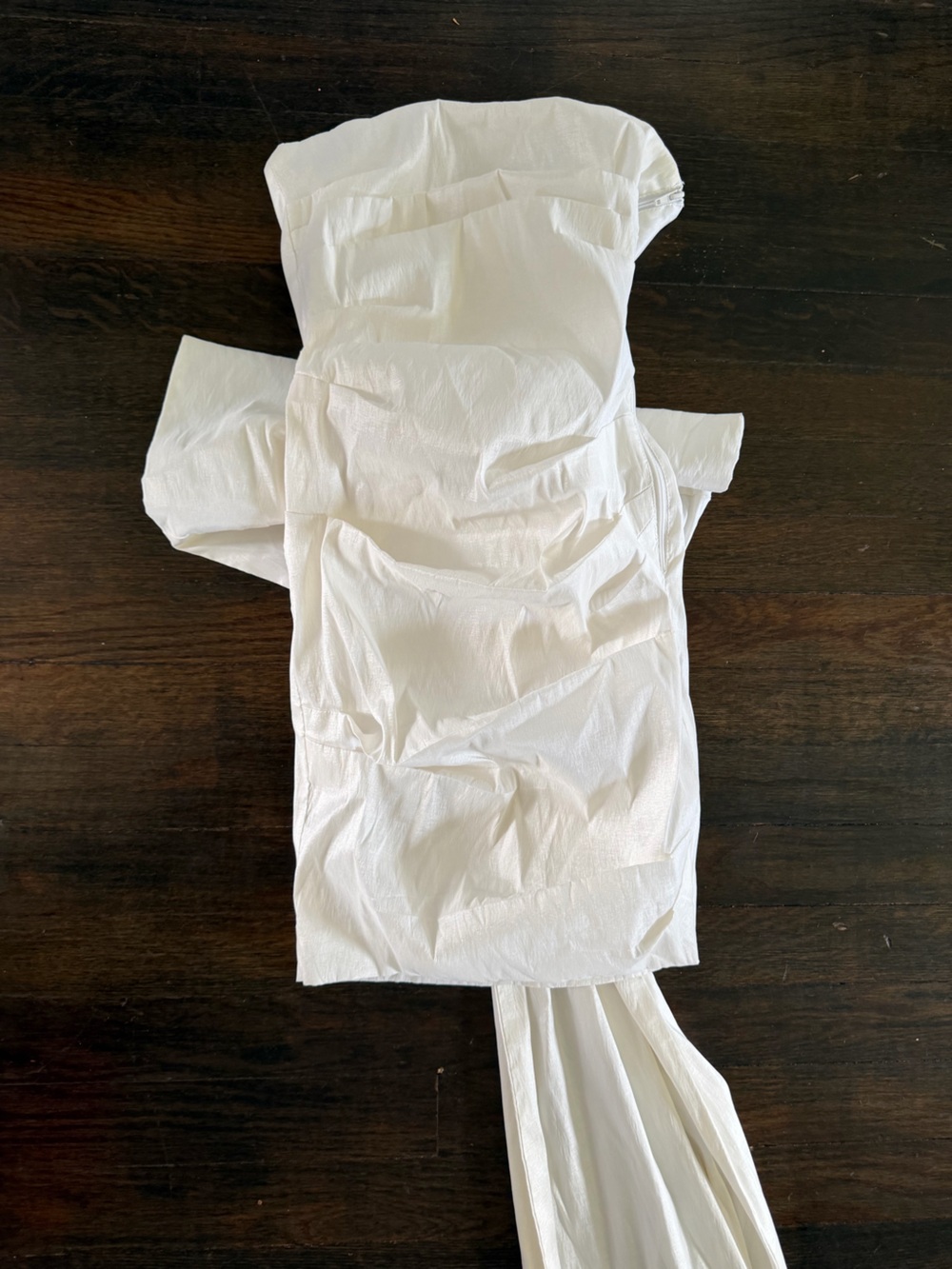 White Strapless Mini Dress bridal ready!!